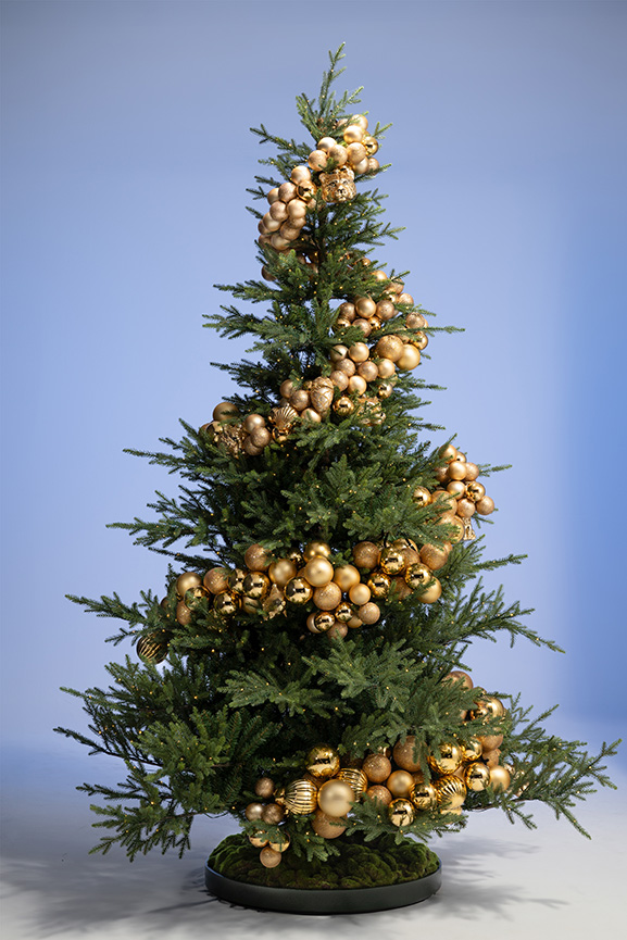 Kunstkerstboom Gold Elegance Spirale