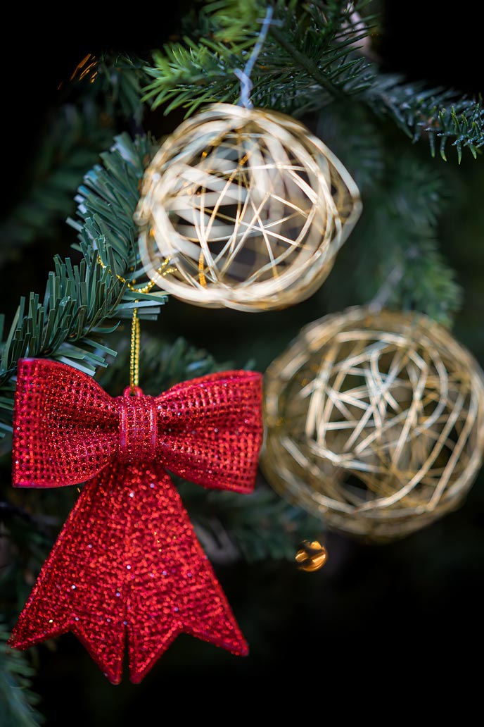 Kant en klare kerstboom met verlichting