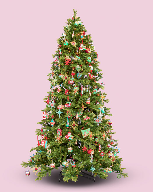 Onze 70’s kerstboom verlicht elk interieur op een gulle manier